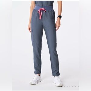 Figs Blue Heather Denim Yola scrub Pants Large /Tall